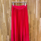 Jupe midi fuchsia