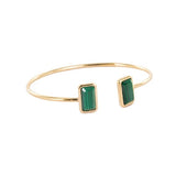 Bracelet jonc Midnight Malachite