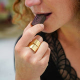 Bague ruban XL ajustable